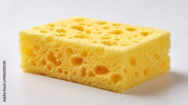 Fototapeta Yellow cleaning sponge (2)