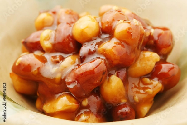 Fototapeta ピーナッツ味噌