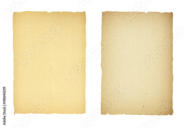 Obraz Sheet of Paper on a white background with clipping path