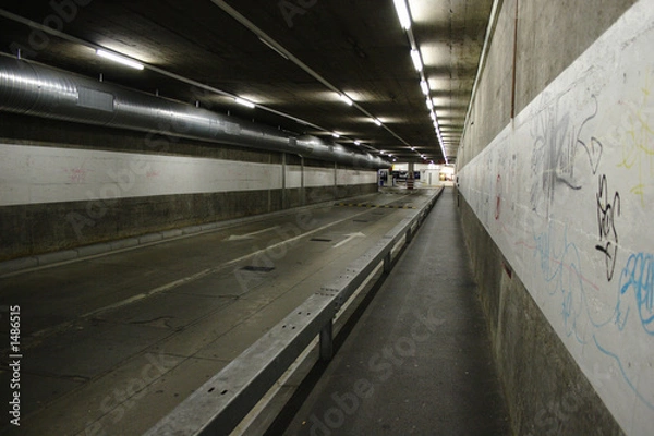 Fototapeta parking souterrain