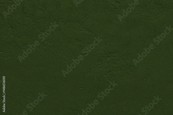 Obraz Dark green wall background. Green concrete texture grainy pattern