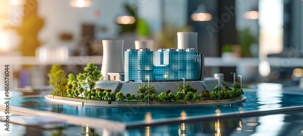 Obraz Best Model of Hydroelectric Power Generation