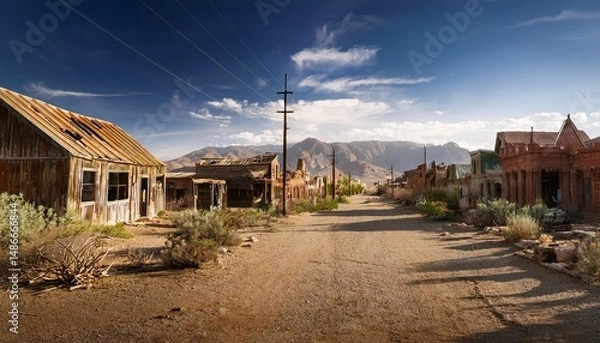 Obraz abandoned towns day