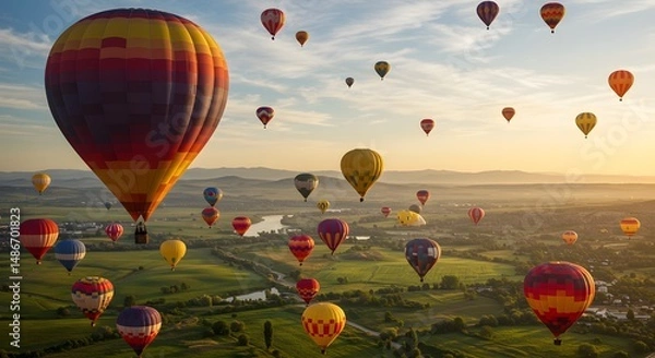 Obraz Snow-Covered Mountain at Dusk