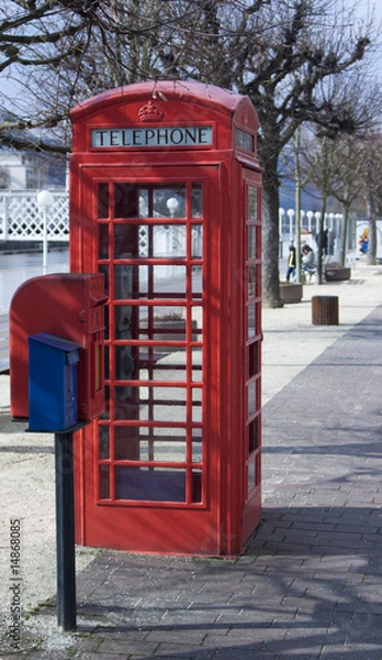 Obraz rote Telefonzelle