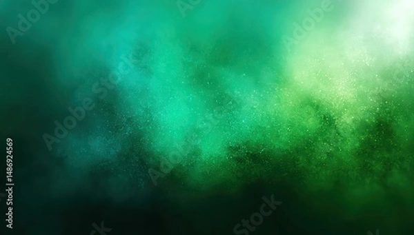 Fototapeta Sky blue blends softly with deep sea green, offering a peaceful and smooth gradient fade.