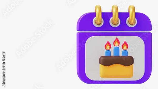 Obraz Birthday Calendar