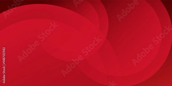 Fototapeta Red diagonal geometric shape with halftone. Modern fiber textured vector eps 10