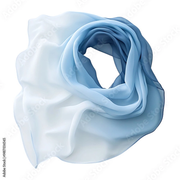 Fototapeta Minimal Cooling Wrap with a Refined Modern Aesthetics Isolated on Transparent Background
