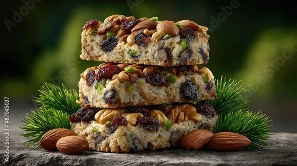 Obraz Pine cones, often near where delicious barbecue chicken is grilled, offer a natural element