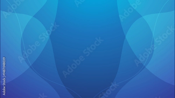 Obraz abstract blue background with waves
