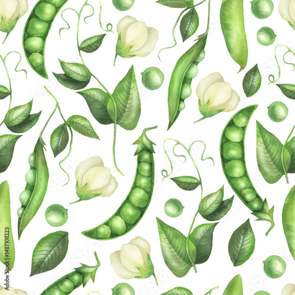 Fototapeta Patern Peas
