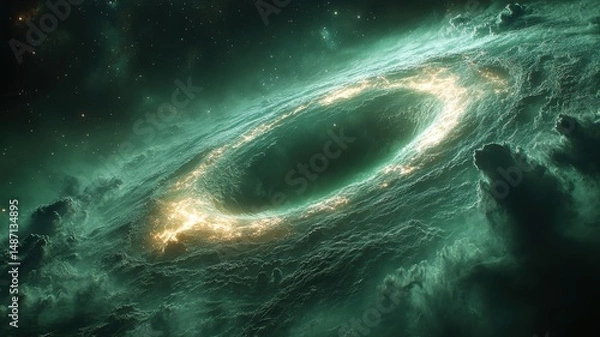 Fototapeta Cosmic Energy Vortex in Deep Space Nebula space nebula galaxy vortex energy cosmic universe astronomy science fiction ab