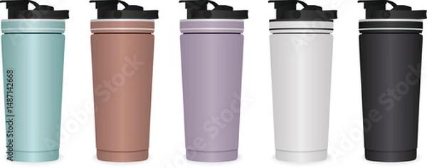 Obraz Mockup Cold storage glass