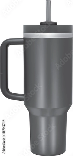 Obraz Mockup Cold storage glass