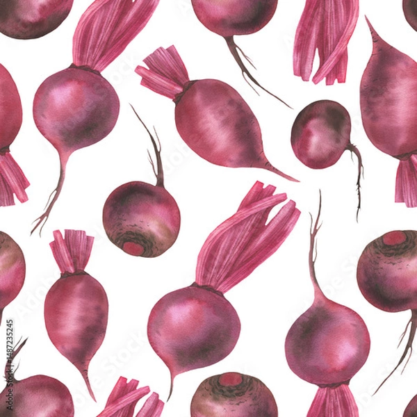Fototapeta Beetroot patern
