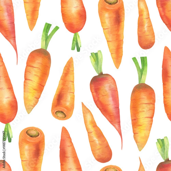 Fototapeta Carrot pattern