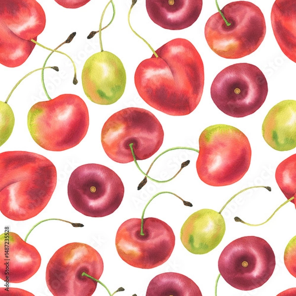 Fototapeta Cherries pattern