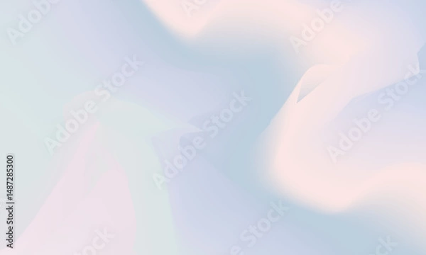 Obraz うねり　グラデーション背景