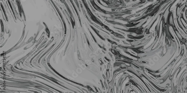Fototapeta Abstract swirling gray tones with fluid ripple effect artistic texture background design for modern graphics