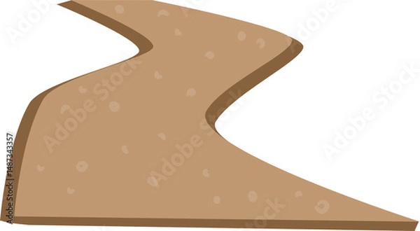 Obraz Dirt road pathway