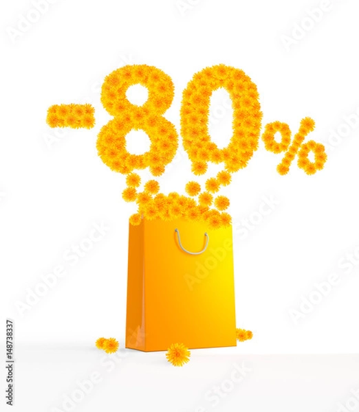 Fototapeta -80% Dandelions packet