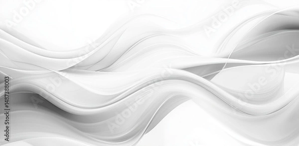 Fototapeta A grayscale background with swirling lines and organic shapes, evoking the fluidity of liquid light in an abstract composition. The pattern creates visual depth through its monochromatic color scheme,