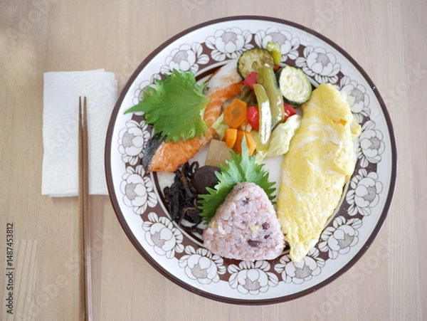 Fototapeta 日本食、プレートランチ