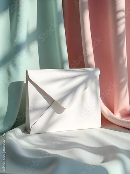 Obraz layered palm leaf shadow pink