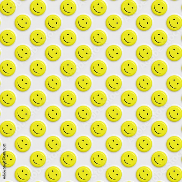 Fototapeta smiley pattern