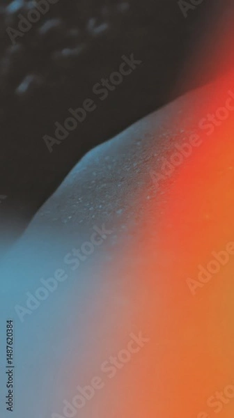 Fototapeta Abstract Gradient with Texture and Light Play Depicting Contrast and Harmony in Color Spectrum