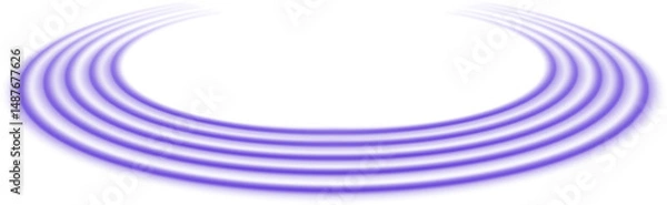 Fototapeta abstract translucent blurred blue circles