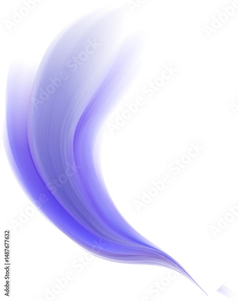 Fototapeta abstract translucent blurred blue wave