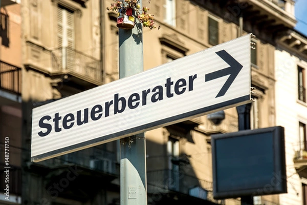 Fototapeta Schild 219 - Steuerberater
