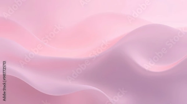Fototapeta Abstract Pastel Wave Forms