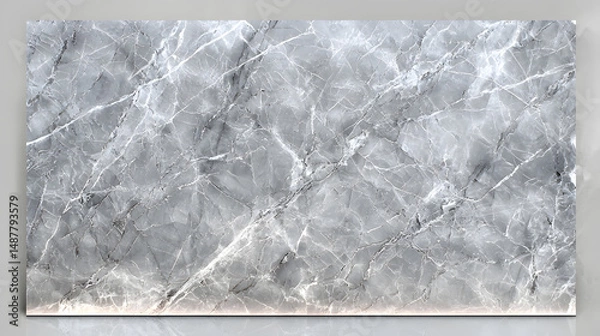 Obraz Elegant polished marble surface in pale silver luxury stone background sophisticated texture modern interior