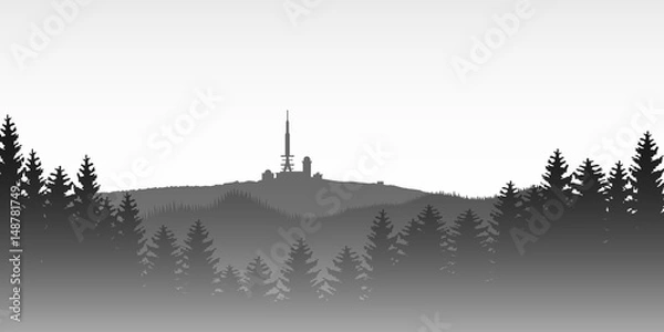 Obraz Panorama Harz - Brocken