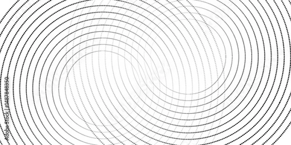 Obraz Seamless dot pattern background. Polka dot pattern. Monochrome dot texture design circle art, vector illustration.
