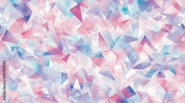 Obraz Abstract pastel crystal shards