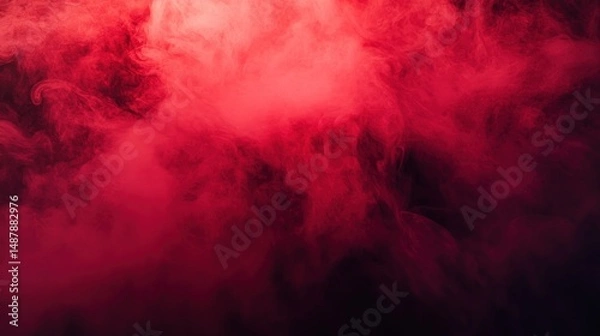 Obraz Abstract red smoke or fog swirling with artistic gradient backgrounds and creative patterns