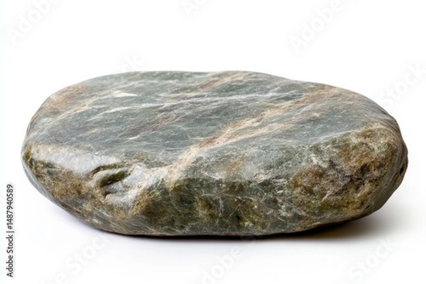 Fototapeta Smooth stone for product display, mockup, or zen garden design, use cases.