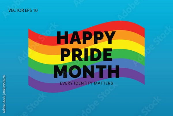 Fototapeta Every Identity Matters Pride Banner