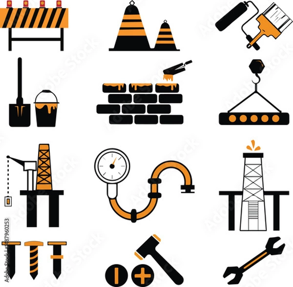 Fototapeta Construction Instruments