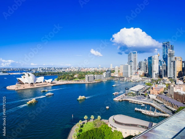 Obraz シドニー　オペラハウスとベイエリア