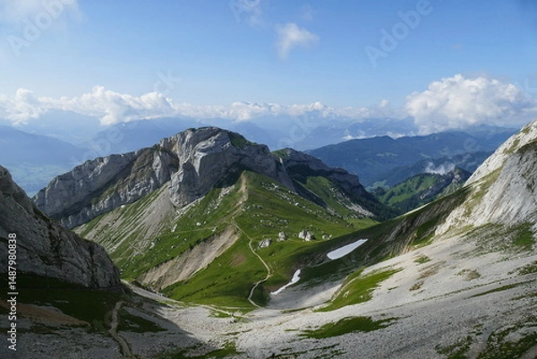 Obraz mountain landscape in the alps
