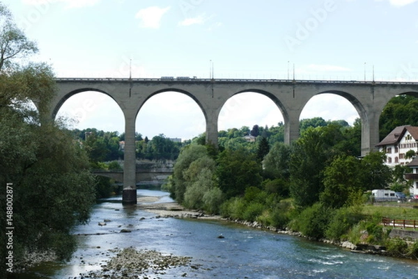 Obraz bridge over the river