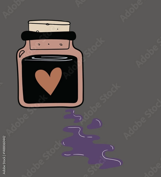 Obraz liquid spilled from the potion