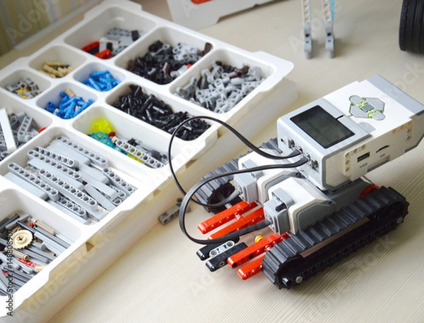 Obraz Szczegóły zestawu do robotyki