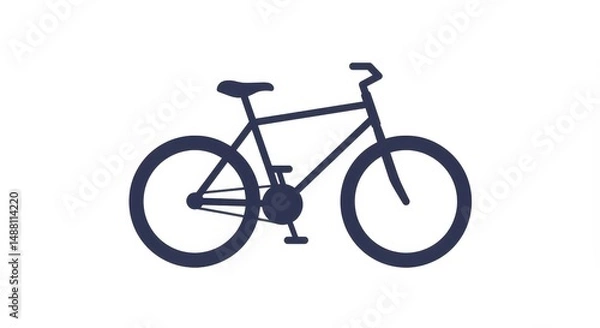 Obraz Bicycle Icon: Simple and Clean Design