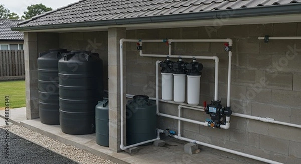 Obraz Residential Water Filtration System Installation